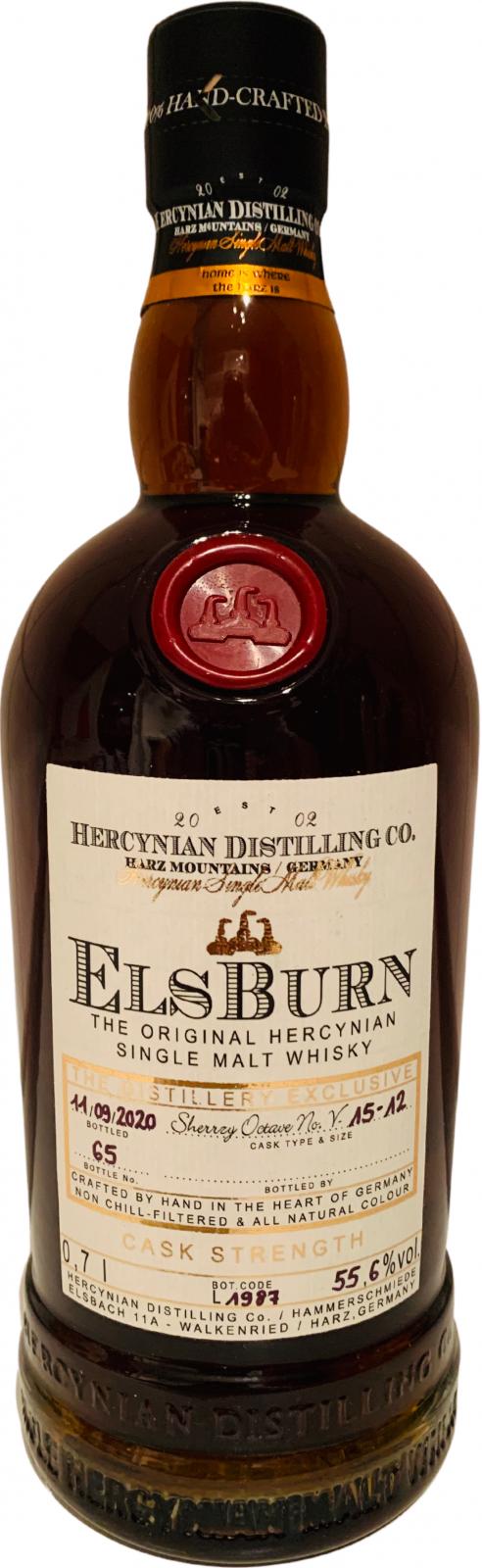 ElsBurn 2015 The Distillery Exclusive Sherry Octave V-15-12 55.6% 700ml