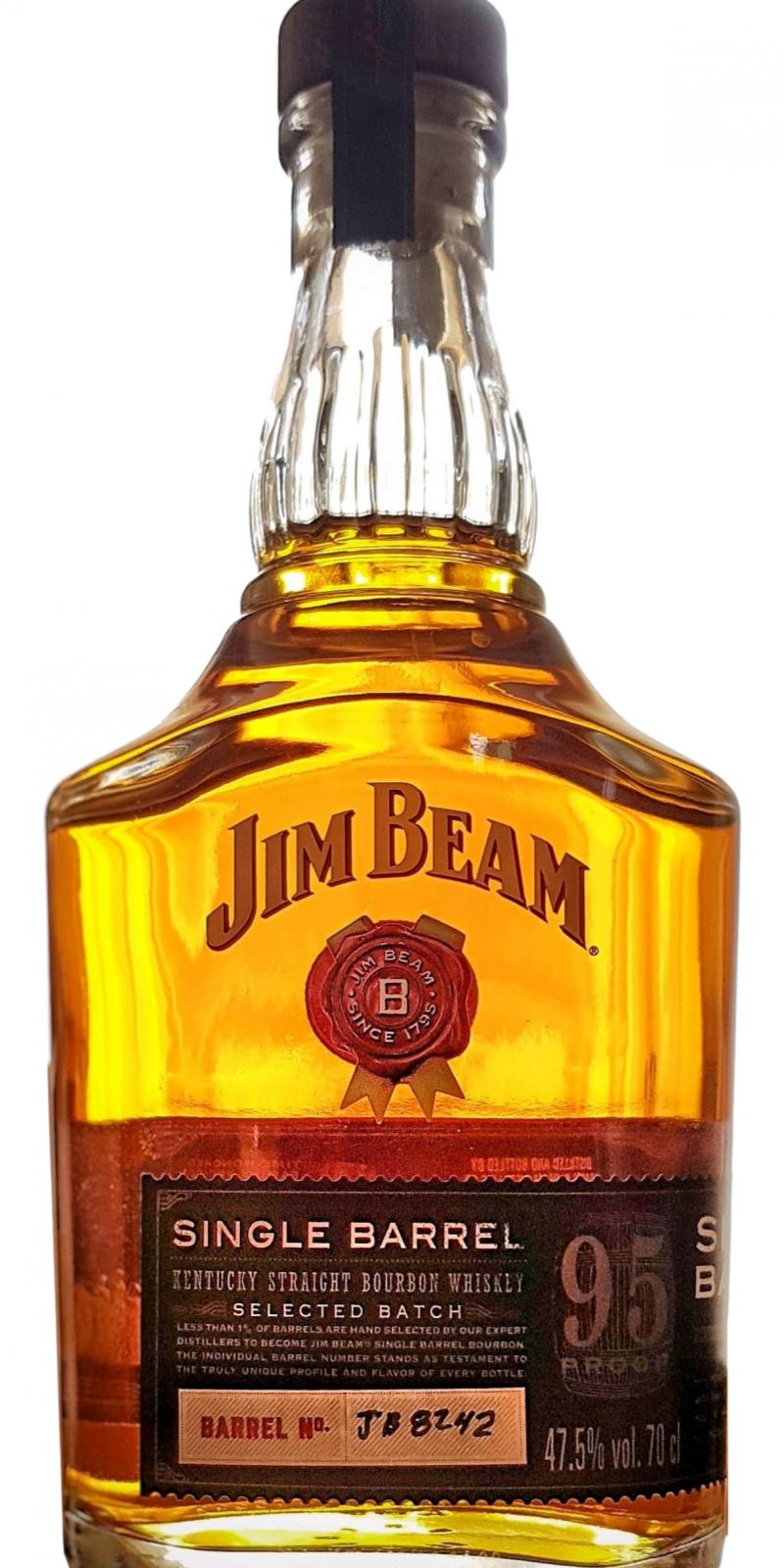 Jim Beam Single Barrel Selected Batch JB 8242 47.5% 700ml
