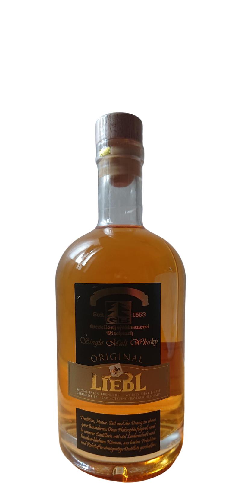 Single Malt Whisky 4yo American Oak Gesellschaftsbrauerei Viechtach limitierte edition 43% 500ml
