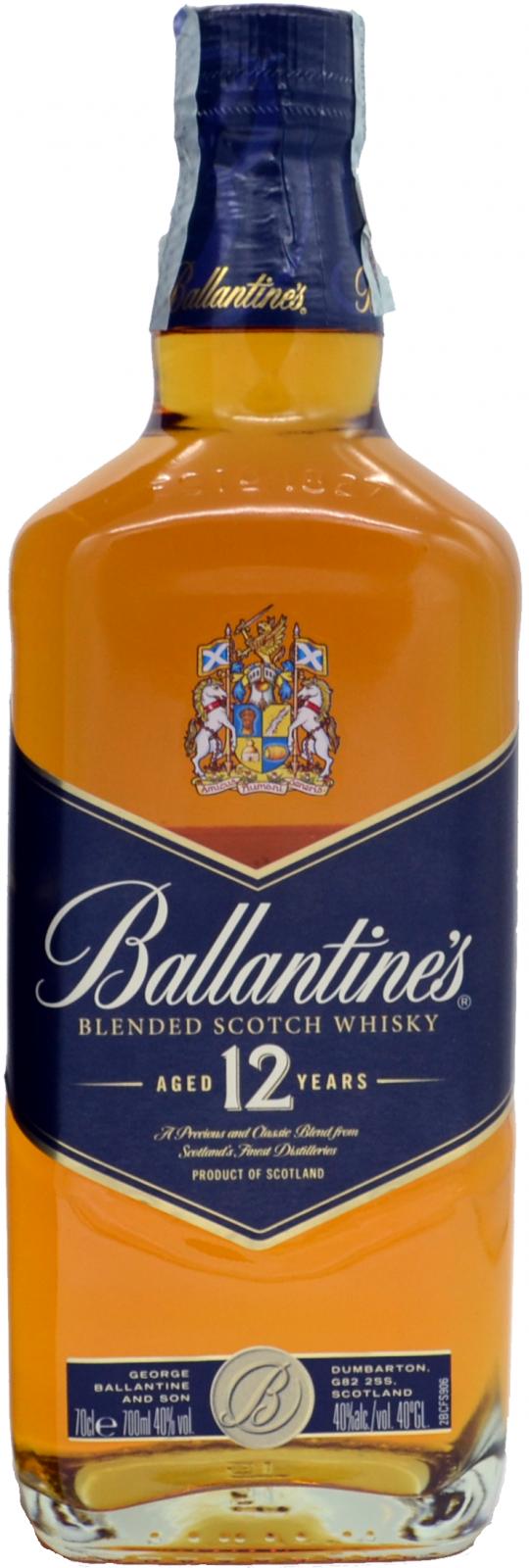 Whisky Ballantine's 12ans +40%alc - Sanaga CM