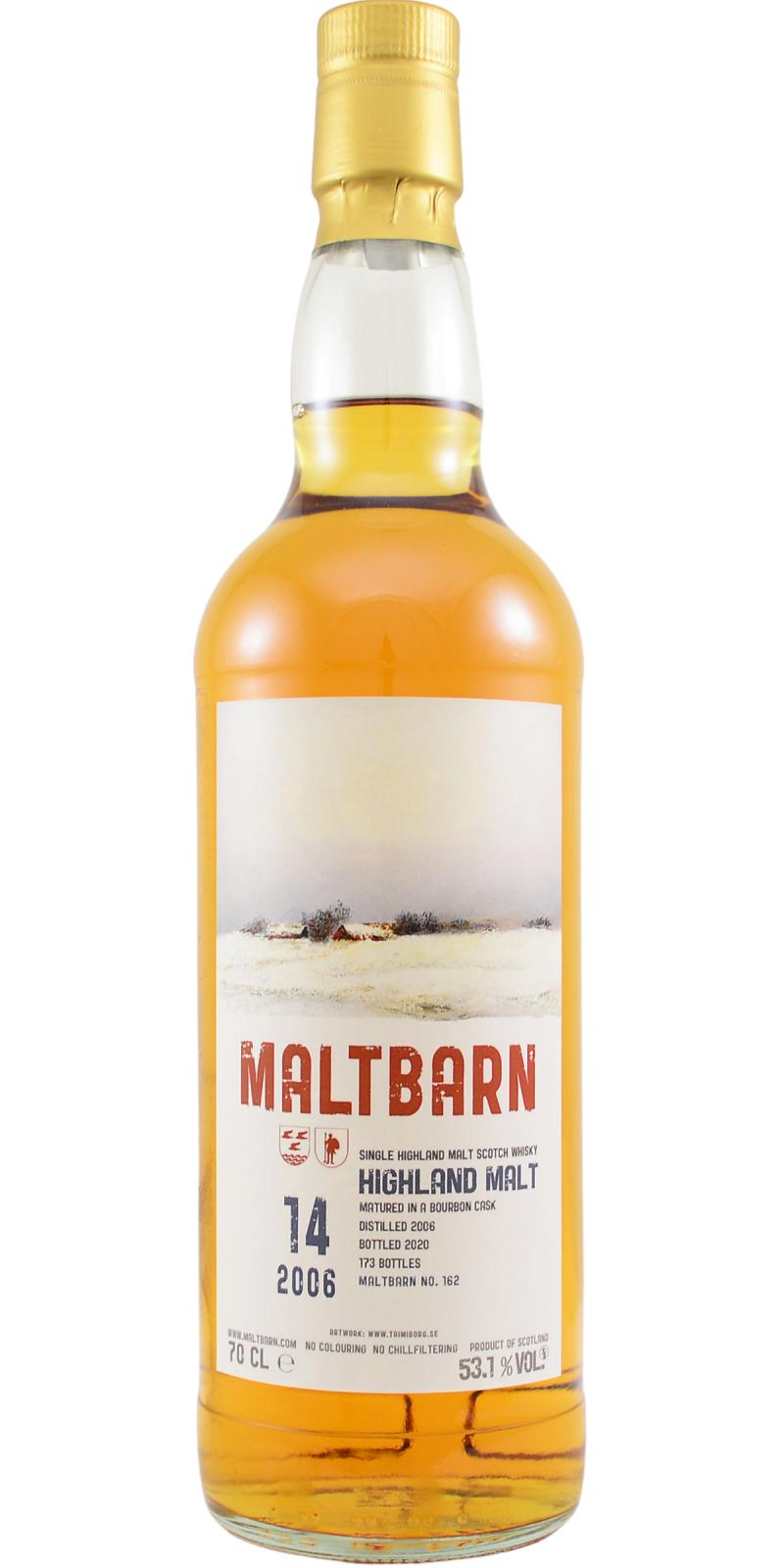 Highland Malt 2006 MBa #162 Bourbon Cask 53.1% 700ml