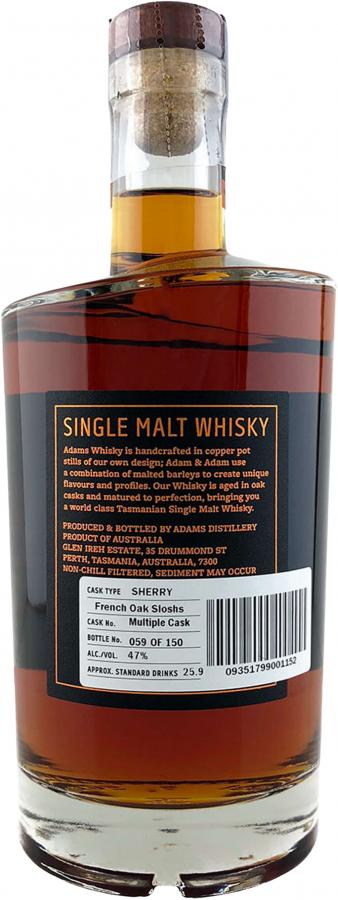 Adams Tasmanian Single Malt Whisky