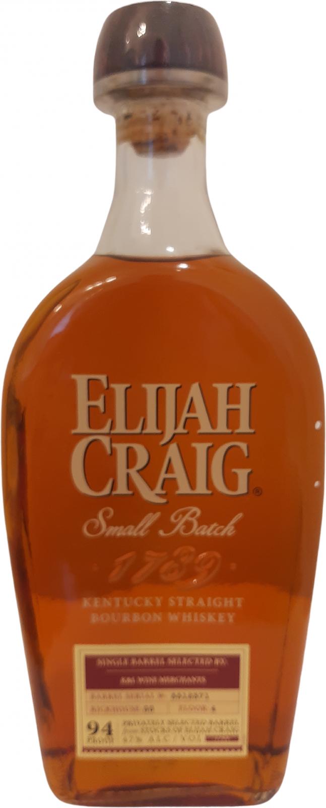 Elijah Craig Small Batch #5512371 K&L Wine Merchants 47% 700ml