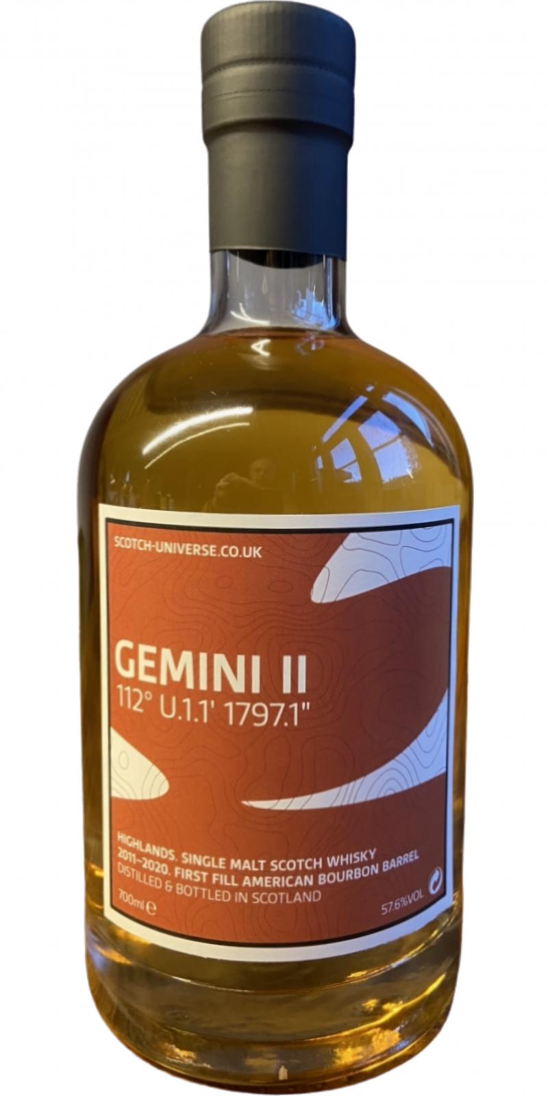 Scotch Universe Gemini II - 112° U.1.1' 1797.1''