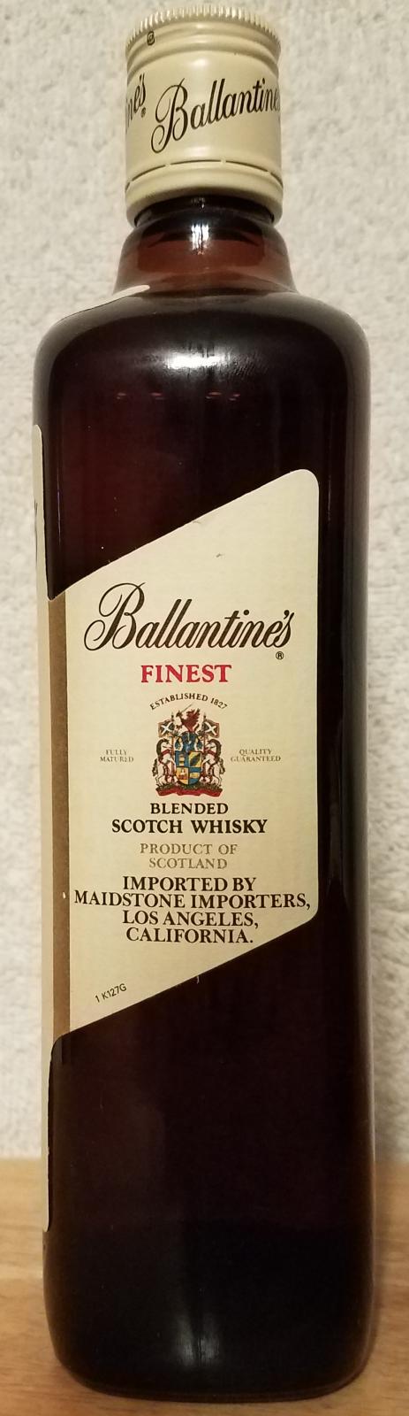 Ballantine's Finest Scotch Whisky - Ratings and reviews - Whiskybase