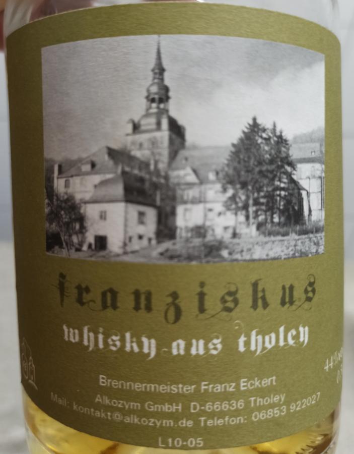 Franziskus Whisky aus Tholey Alkozym GmbH 44% 500ml