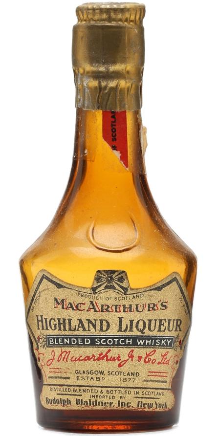 MacArthur's Highland Liqueur JMaA