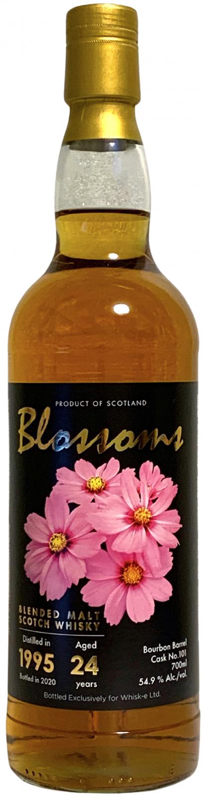 Blended Malt Scotch Whisky 1995 W-e Blossoms Bourbon Barrel #101 54.9% 700ml