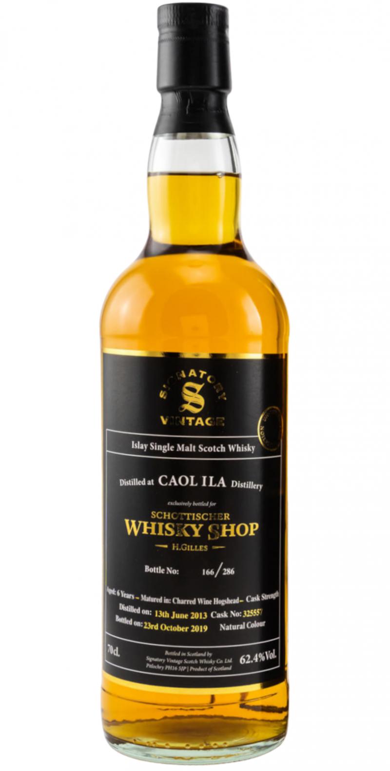 Caol Ila 2013 SV The Un-Chillfiltered Collection Charred Wine Hogshead #325557 Schottischer Whisky Shop H. Gilles 62.4% 700ml