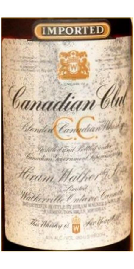 Canadian Club 1983 Imported 40% 1000ml