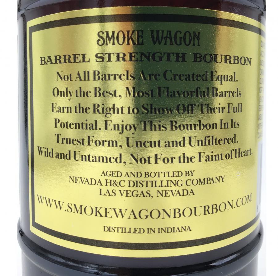 Smoke Wagon Straight Bourbon Whiskey – Nevada H&C Distilling Company