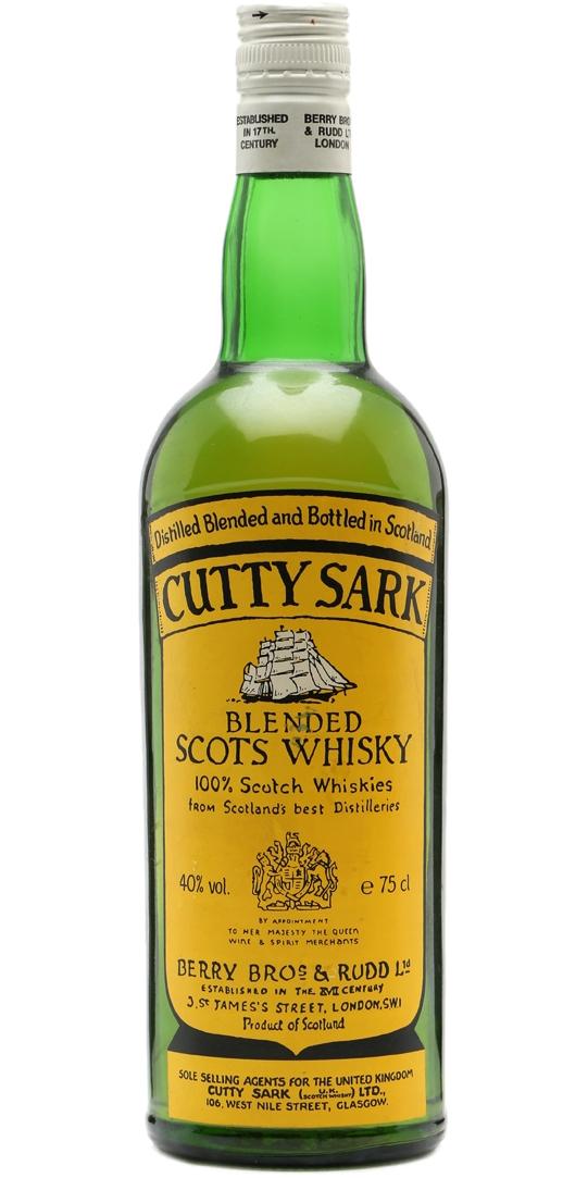 Cutty Sark Blended Scots Whisky BR 40% 750ml