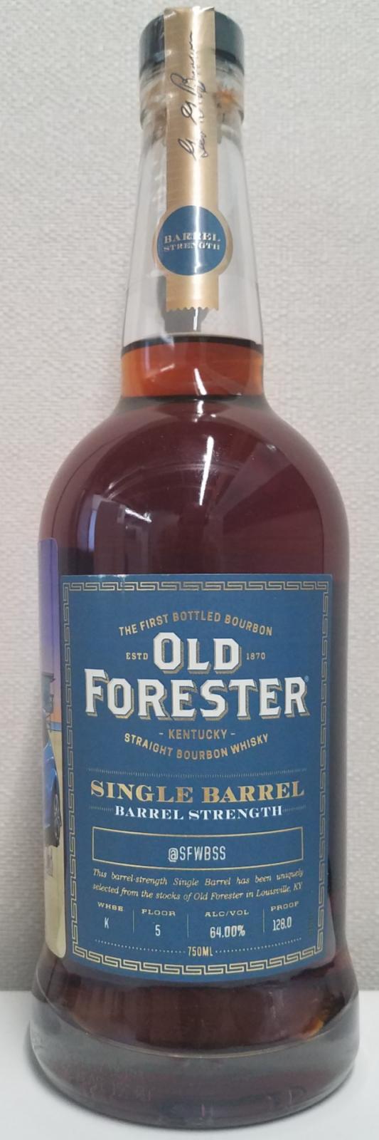 Old Forester Single Barrel Ratings and reviews Whiskybase