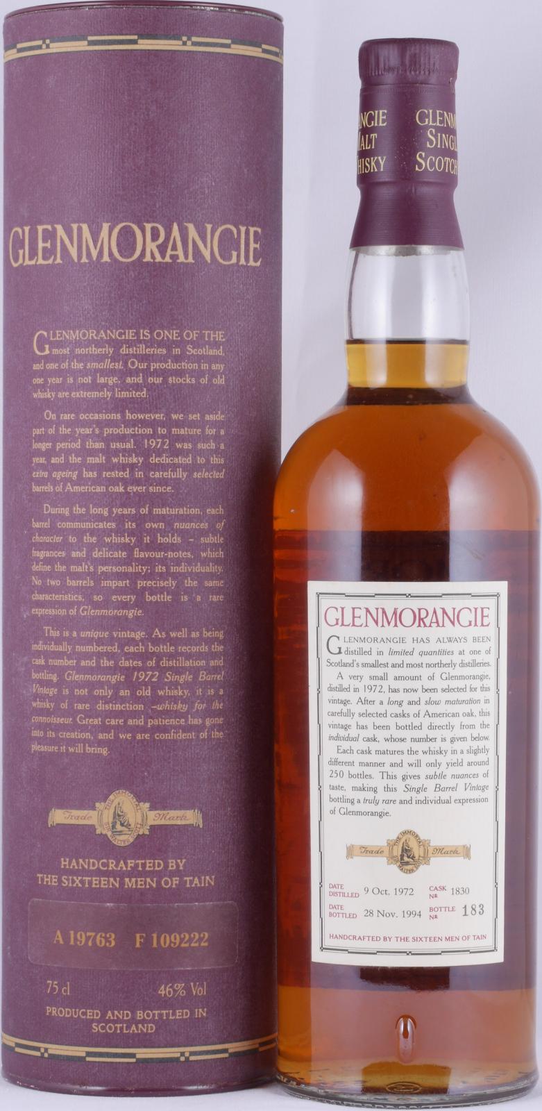 Glenmorangie 1972 - Ratings and reviews - Whiskybase