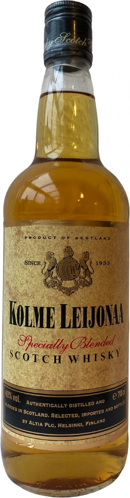 Kolme Leijonaa Specially Blended Scotch Whisky 40% 700ml