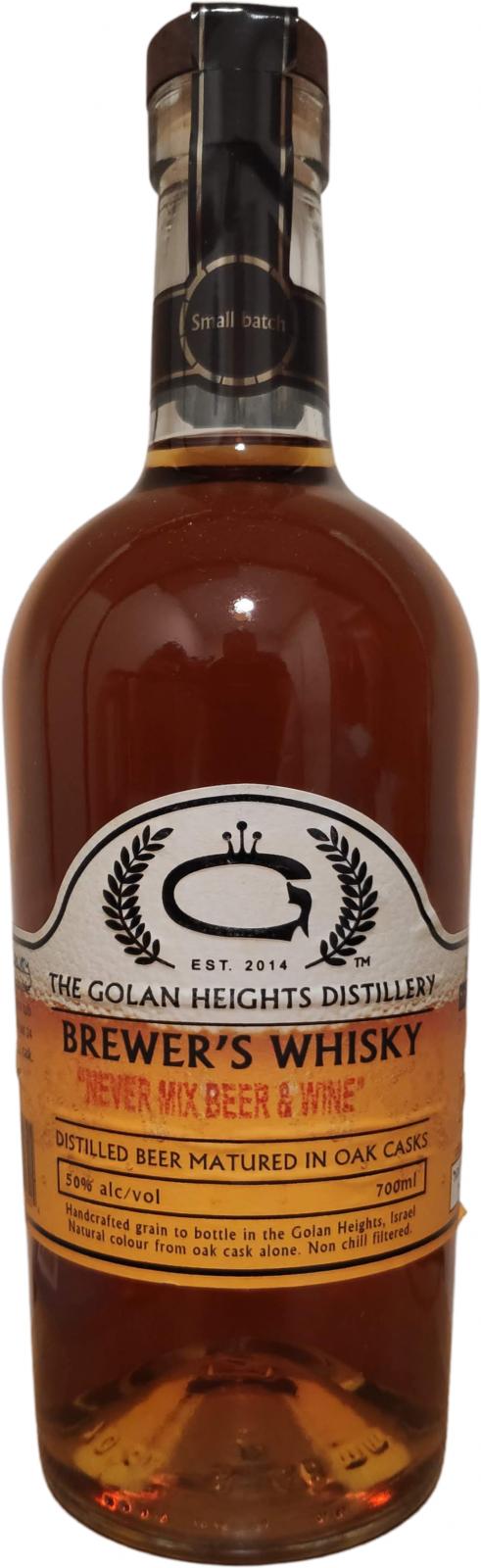 Golani Brewer's Whisky Oak and Beer Casks 50% 700ml
