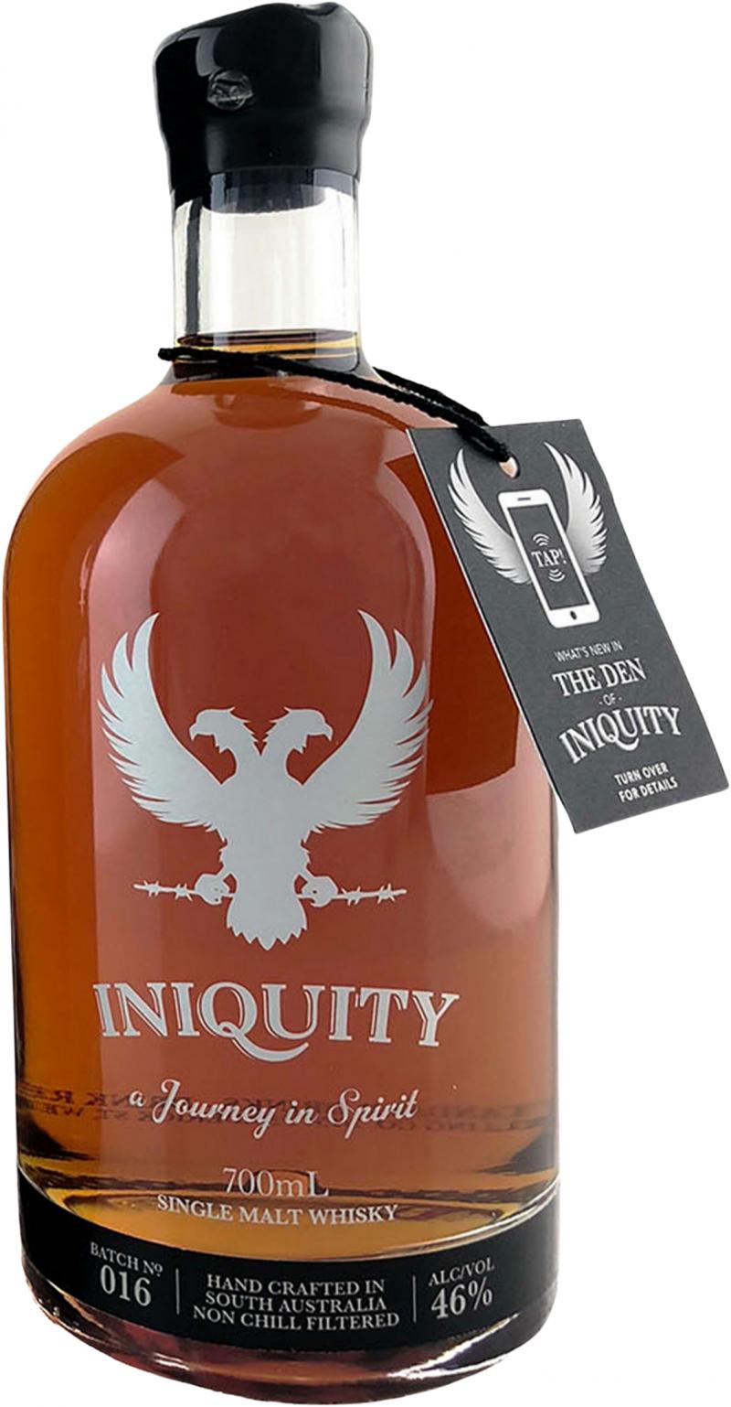 Iniquity Batch 016 American and French Oak 46% 700ml