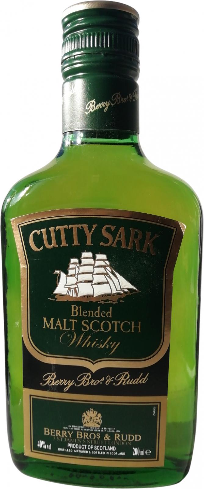 Cutty Sark Blended Malt Scotch Whisky - Ratings and reviews