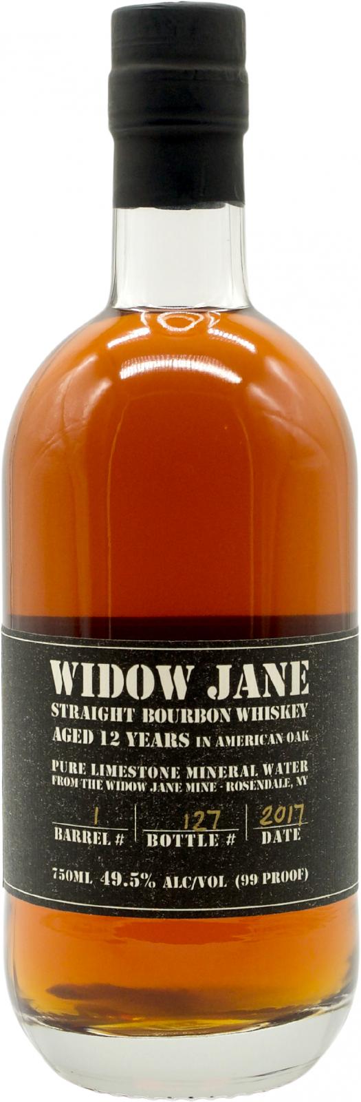 Widow Jane 12yo American Oak 1 49.5% 750ml