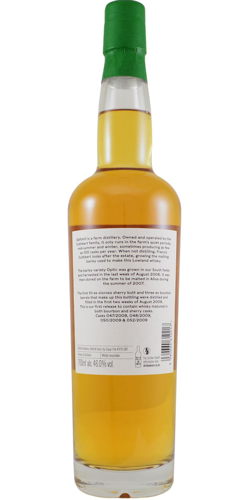 Daftmill 2009 - Ratings and reviews - Whiskybase