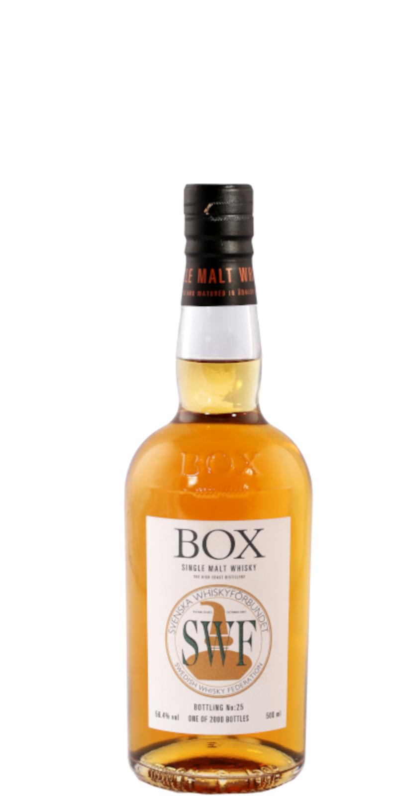 Box 2012 SvWf SWF #25 Bourbon 56.4% 500ml