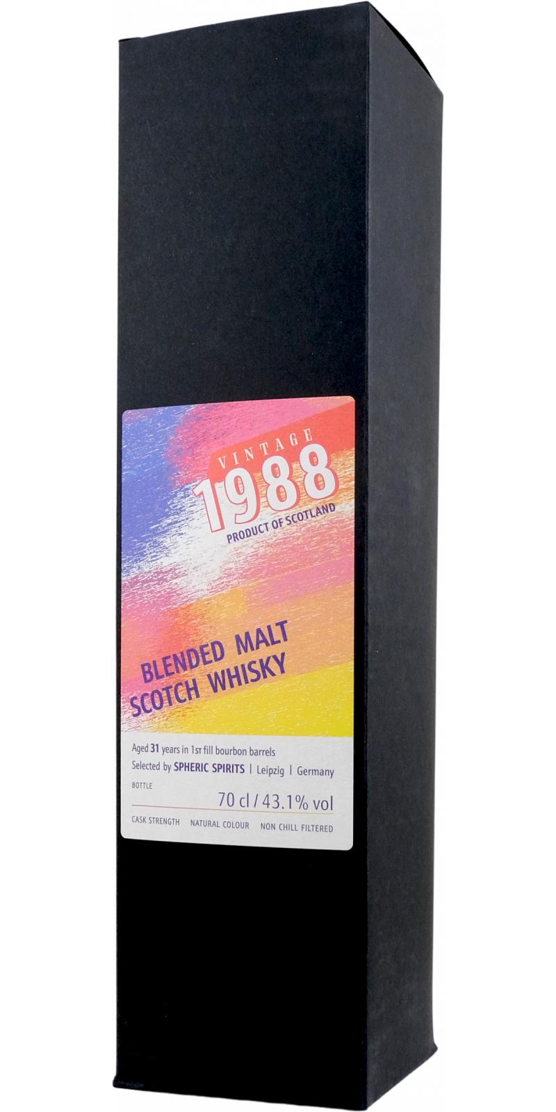 Blended Malt Scotch Whisky 1988 SpSp