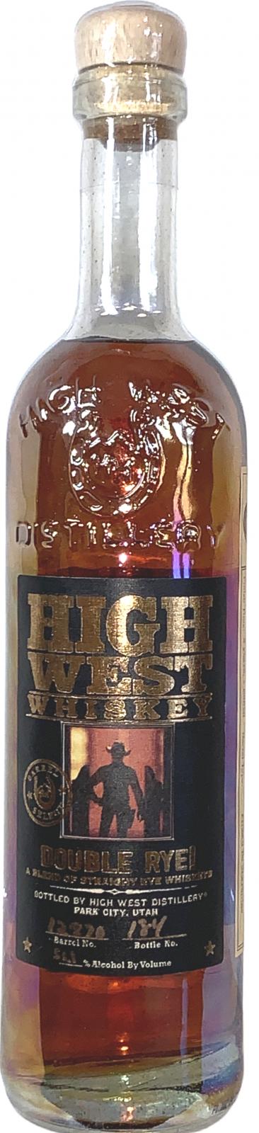 High West Double Rye #12870 K&L Wine Merchants Exclusive 51.1% 750ml