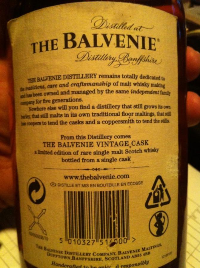 Balvenie 25 Jahre - 25 years Single Barrel / - gundica.de