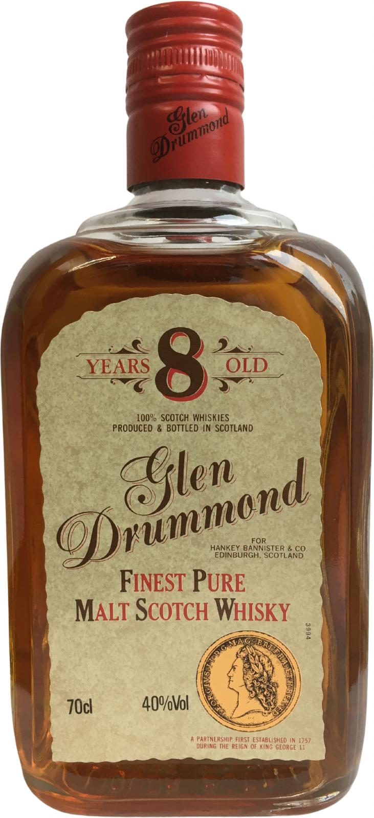 Glen Drummond Finest Pure Malt Scotch Whisky 40% 700ml
