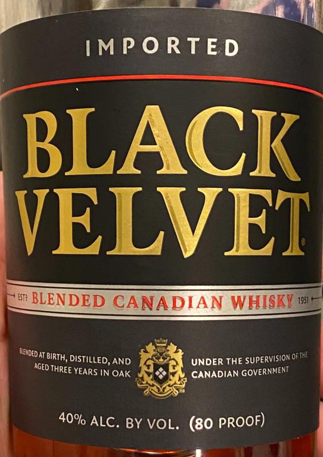 Black Velvet Blended Canadian Whisky - Ratings - Whiskybase