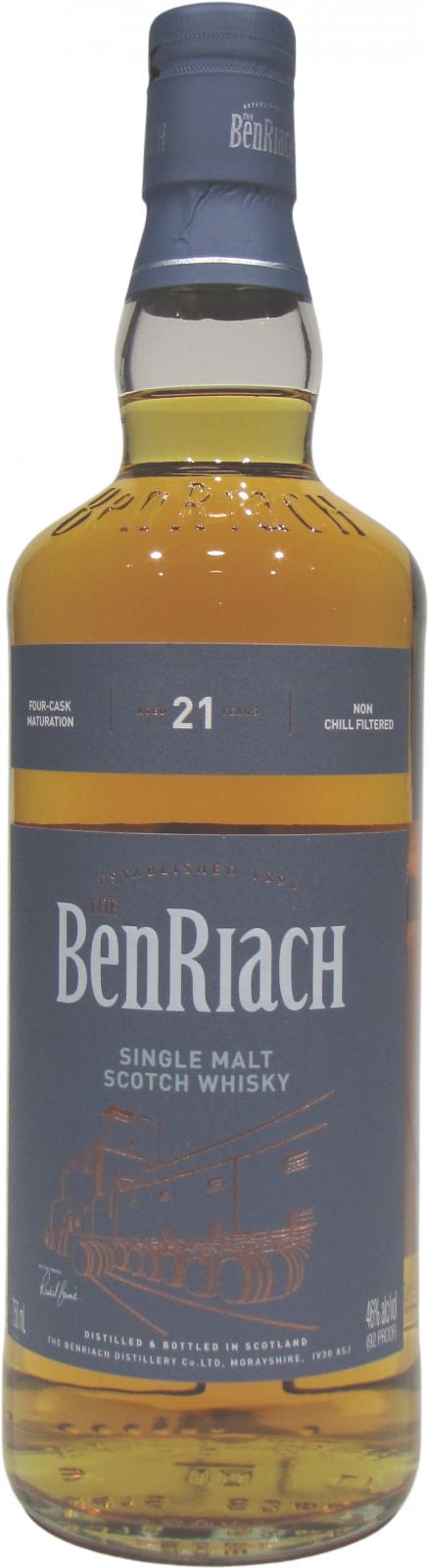 BenRiach 21yo 46% 750ml