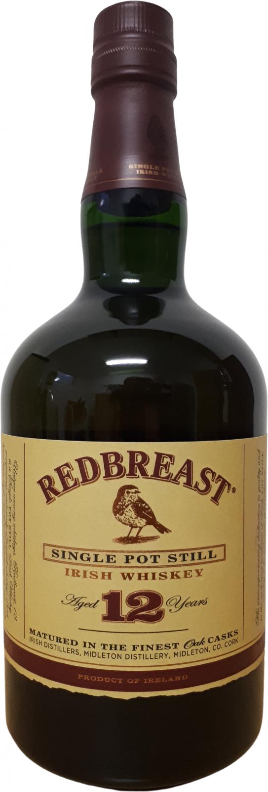 Redbreast 12yo Irish Distillers Ltd Sherry Casks 45 40% 700ml