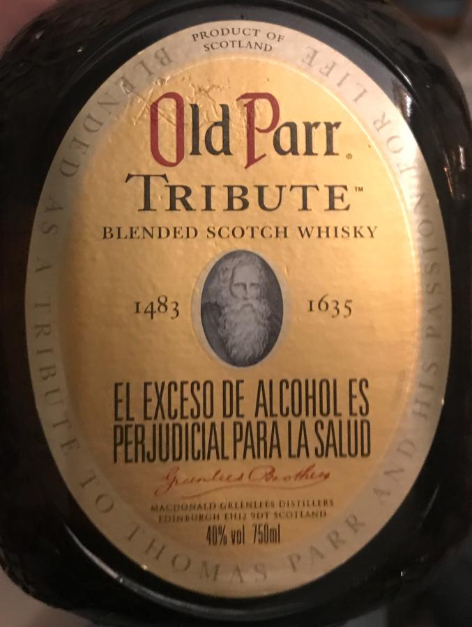Old Parr Tribute - Ratings and reviews - Whiskybase