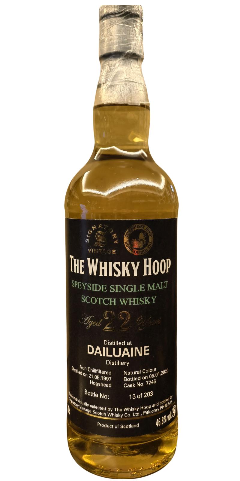 Dailuaine 1997 SV #7246 The Whisky Hoop 46.8% 700ml