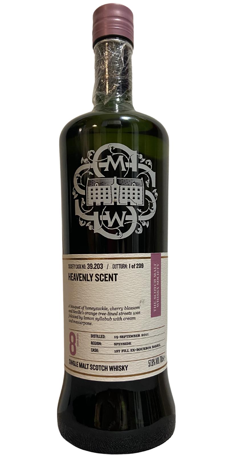 Linkwood 2011 SMWS 39.203 Heavenly scent 1st Fill Bourbon Barrel 57.8% 750ml