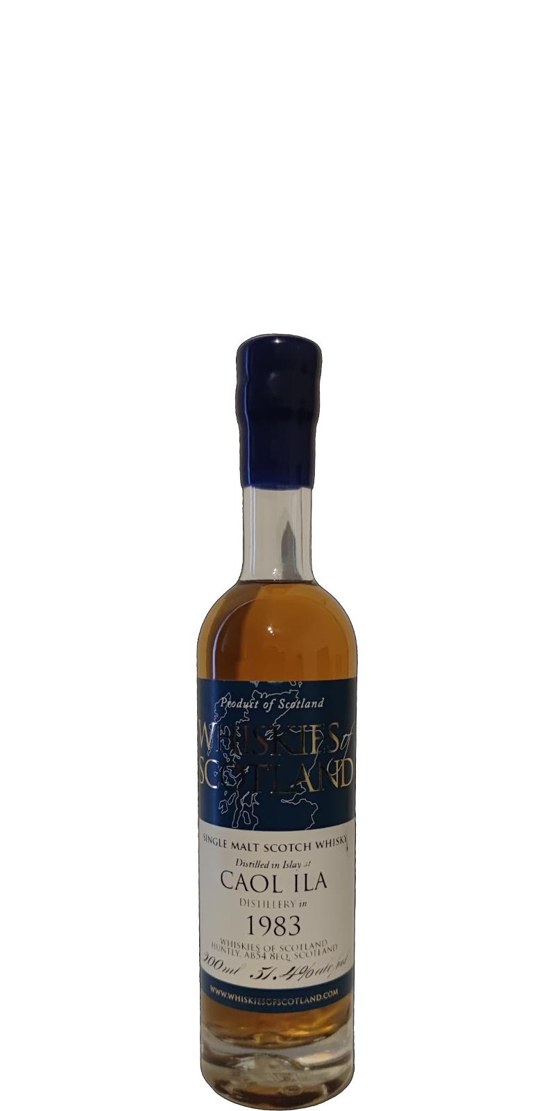 Caol Ila 1983 SMD Whiskies of Scotland 51.4% 200ml