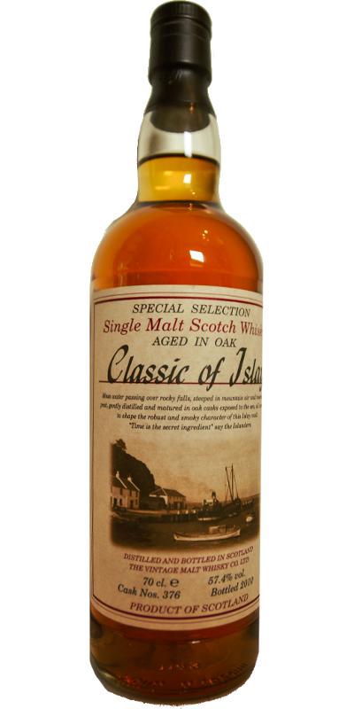 Classic of Islay Vintage 2010 JW Sherry #376 57.4% 700ml