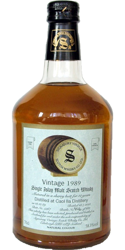 Caol Ila 1989 SV Vintage Collection Dumpy Sherry Butt #5367 58.3% 700ml