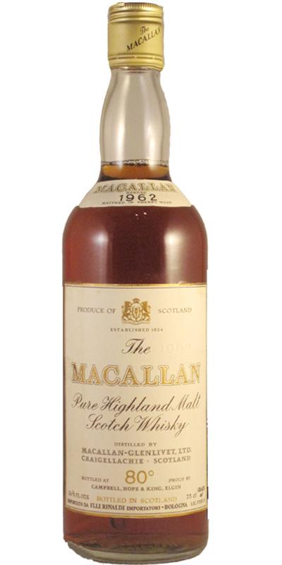 Macallan 1962 Ratings And Reviews Whiskybase