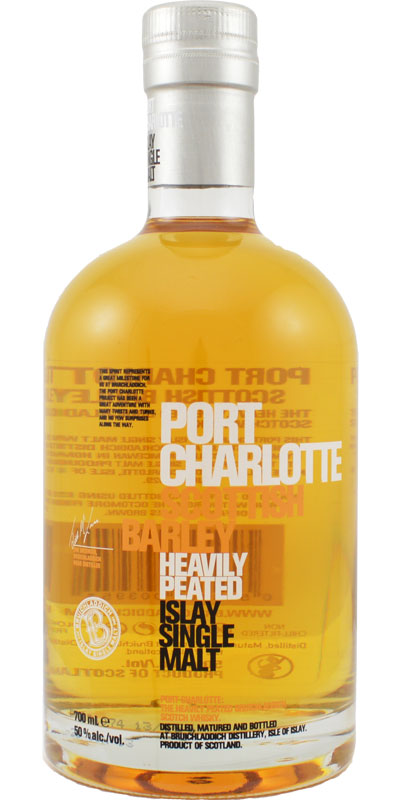 Port Charlotte Scottish Barley American & European Oak 50% 700ml