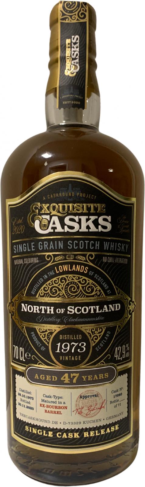North of Scotland 1973 TcaH Exquisite Casks Bourbon Barrel #17080 42.9% 700ml
