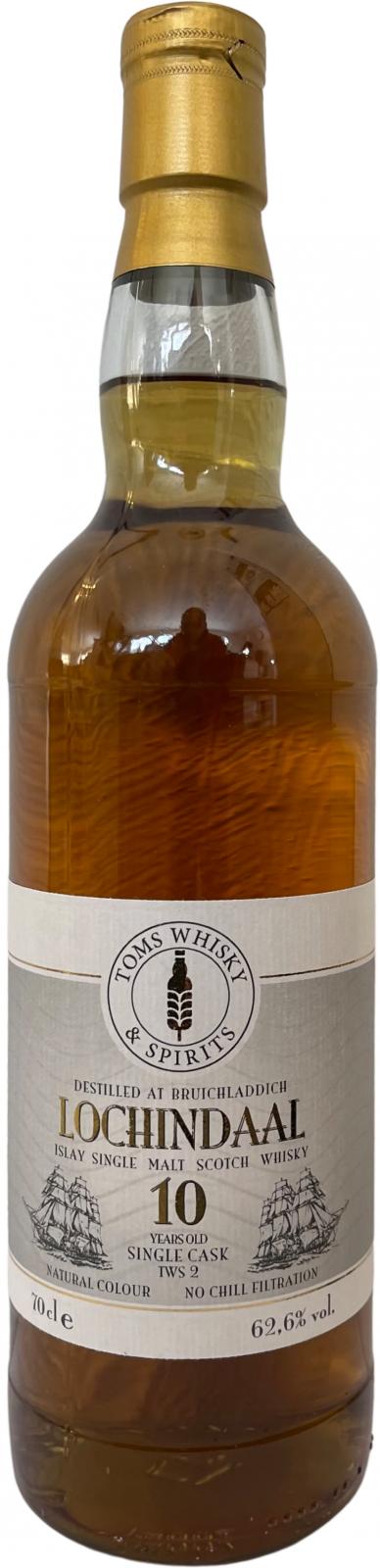 Lochindaal 2009 Fresh Bourbon Barrel R10/002-19 Tom's Whisky & Spirits 62.6% 700ml