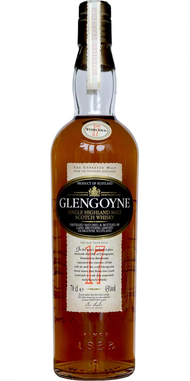 Glengoyne 17yearold Ratings and reviews Whiskybase