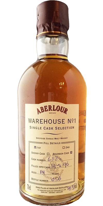 Aberlour 1996 Warehouse #1 Single Cask Selection #6884 59.5% 700ml