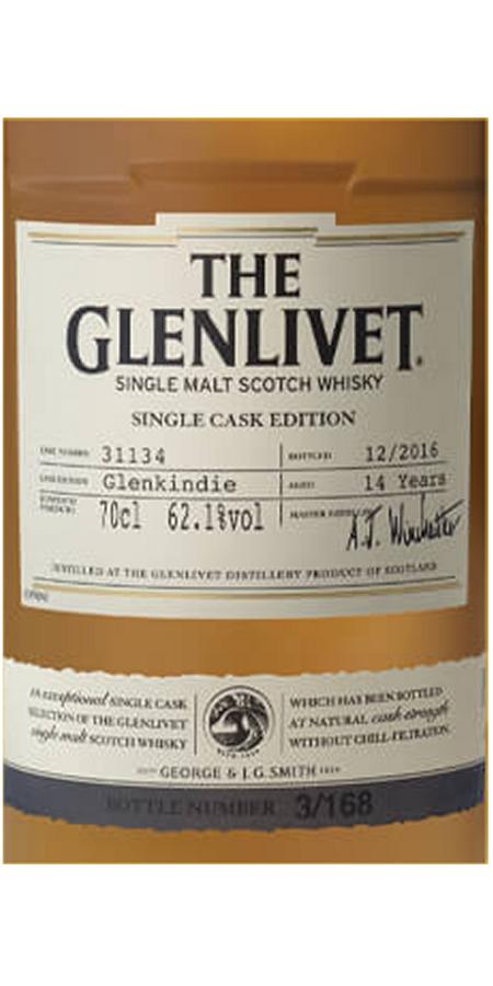 Glenlivet 14yo Glenkindie #31134 62.1% 700ml