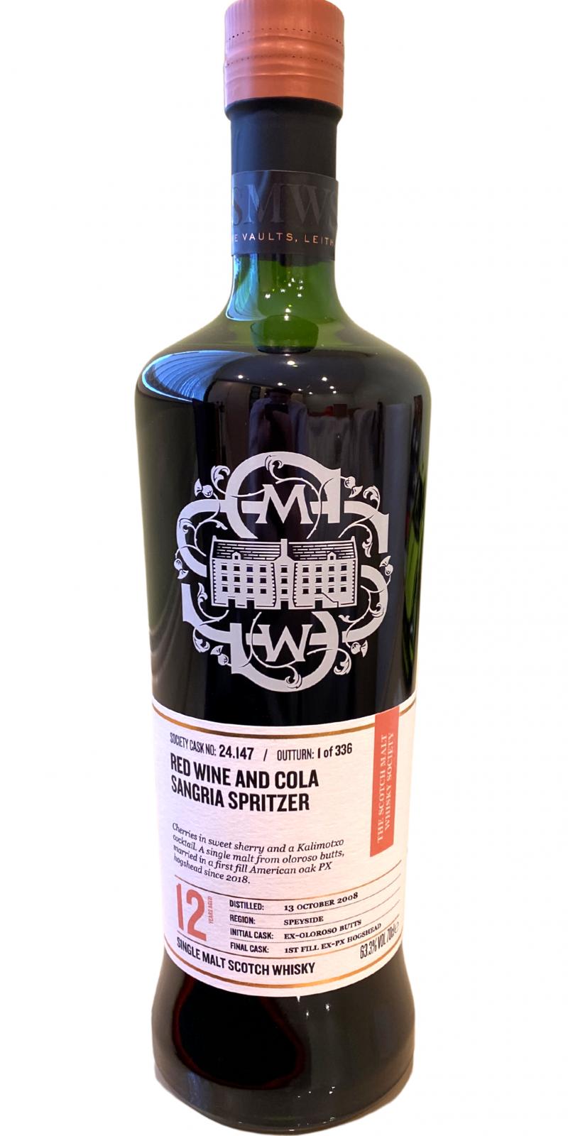 マッカラン 14年 2008 SMWS 24 MASSIVE OAK EXTRACTION / オーク