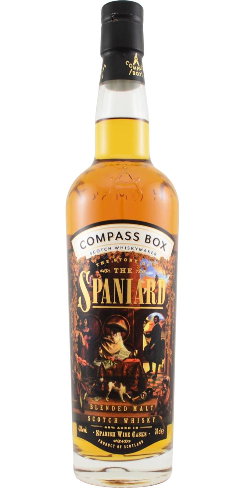 Compass Box the story of the Spaniard. Виски Spaniard. Виски с морским вкусом. Compass Box Whisky the story of the Spaniard GB.