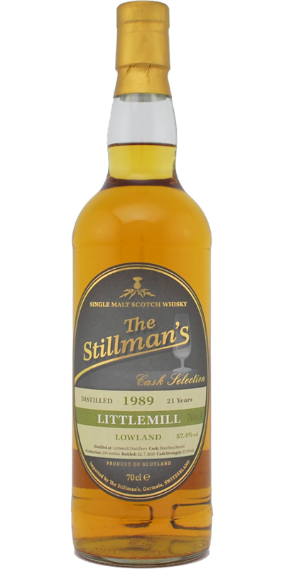 Littlemill 1989 Stm Cask Selection #4 Bourbon Barrel 57.4% 700ml
