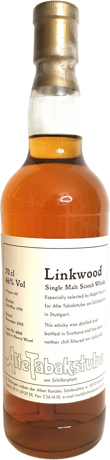 Linkwood 1990 at Sherry Wood 4808 46% 700ml