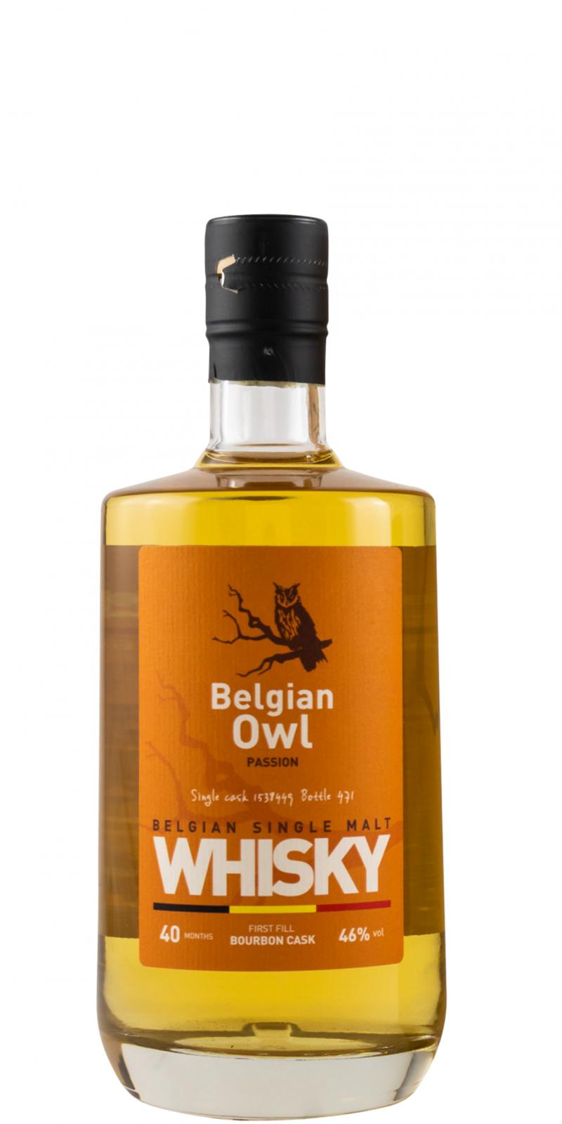 The Belgian Owl 40 months 1st Fill Bourbon Cask #1538449 46% 500ml